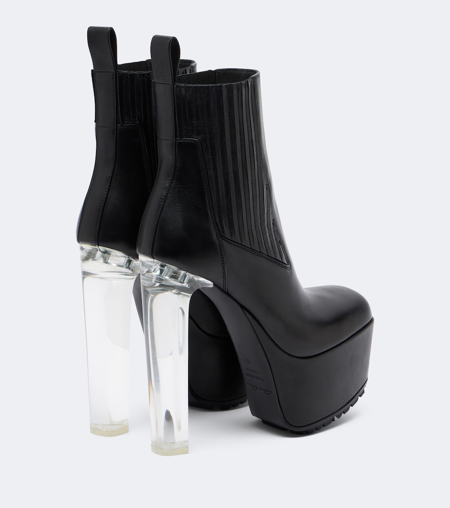 Beatle Kiss Leather Platform Ankle Boots