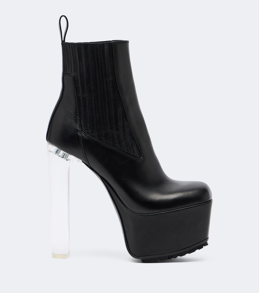Beatle Kiss Leather Platform Ankle Boots