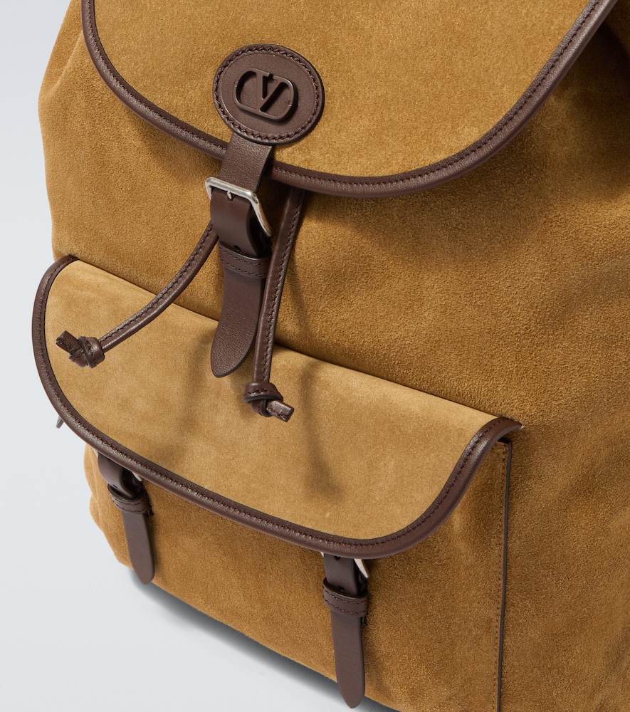  Valentino Garavani Valentino Garavani Rucksack Vlogo Aus Veloursleder 
