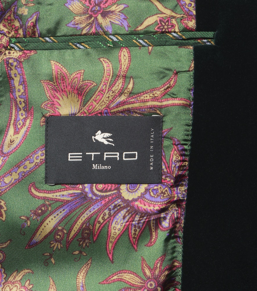  Etro Etro Cotton Velvet Blazer 