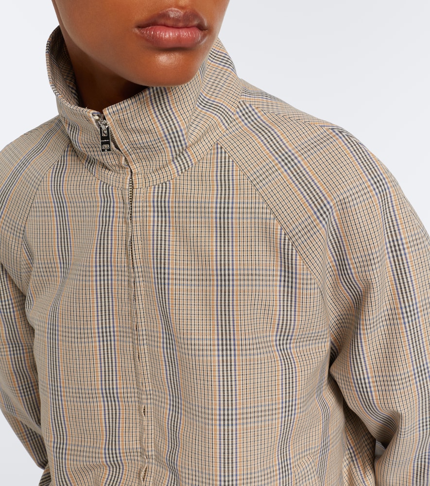 Checked Technical Jacket