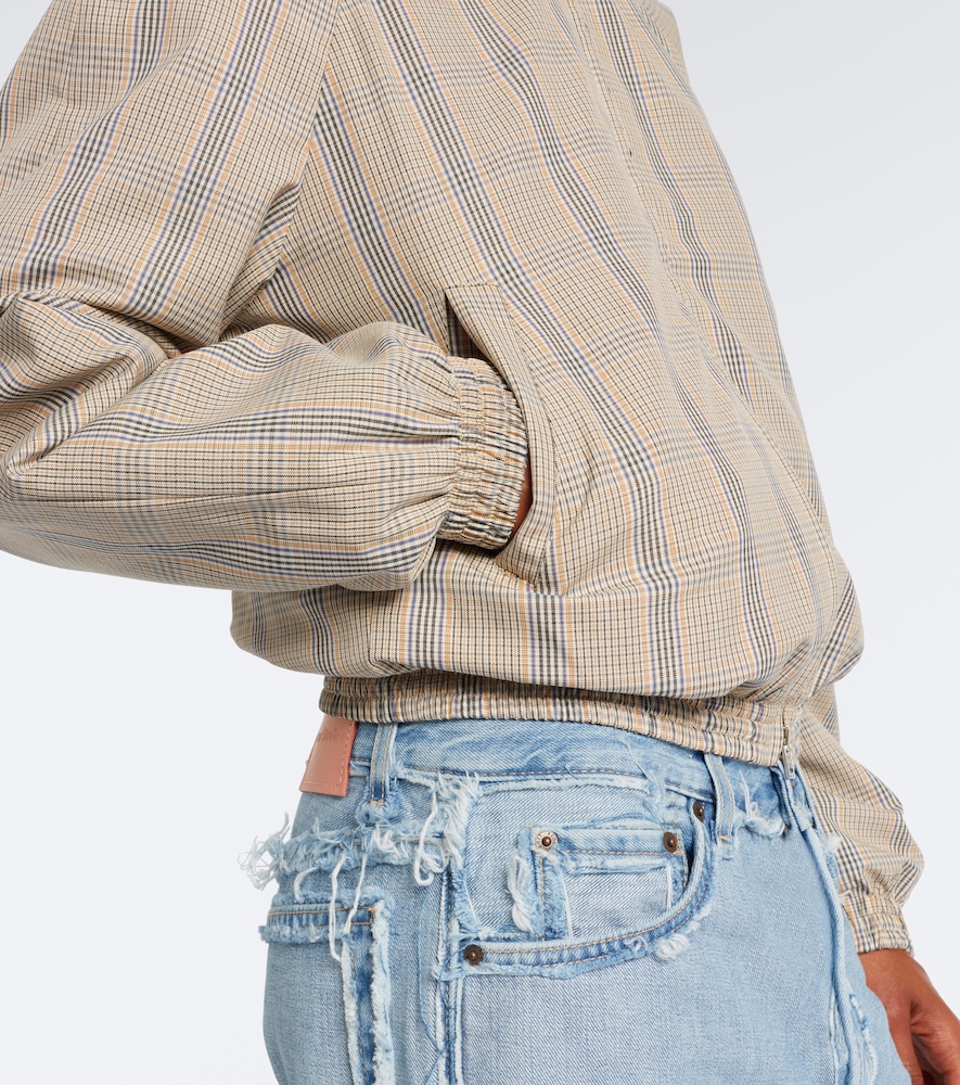 Checked Technical Jacket