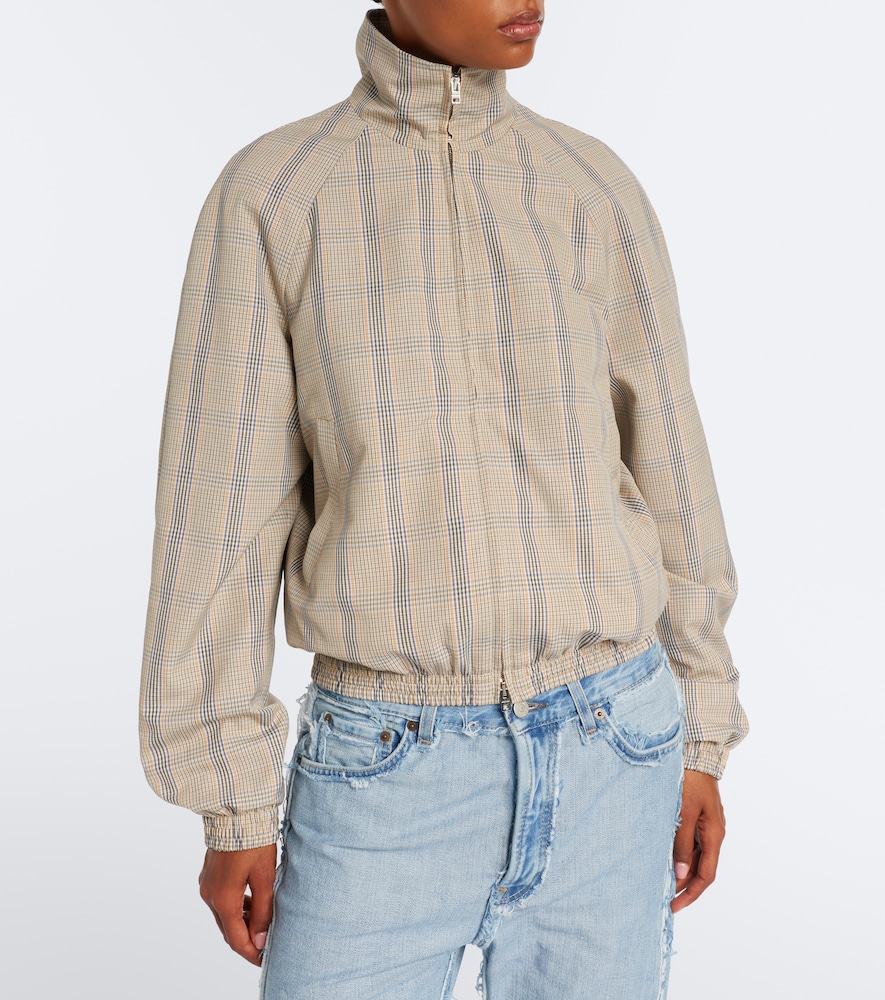 Checked Technical Jacket