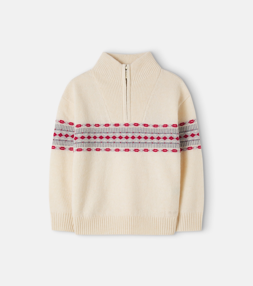 Pullover Manfred in lana a intarsio