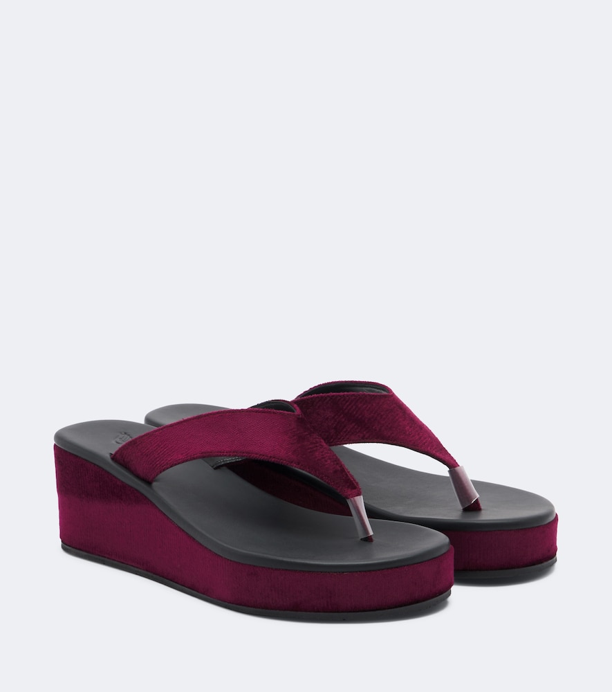 Ancient Greek Sandals Sandali infradito Charys in velluto