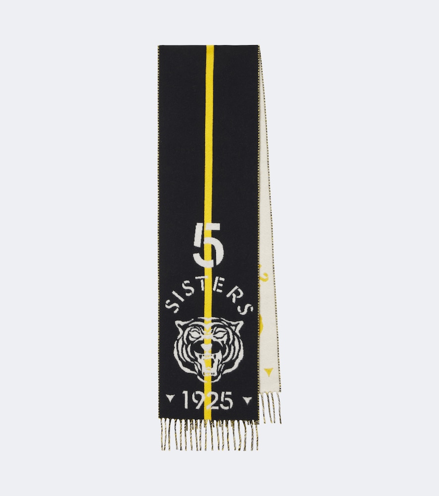 Fendi Reversible jacquard wool and cashmere scarf　フェンディ リバーシブル ジャカード ウール & カシミア スカーフ Fendi