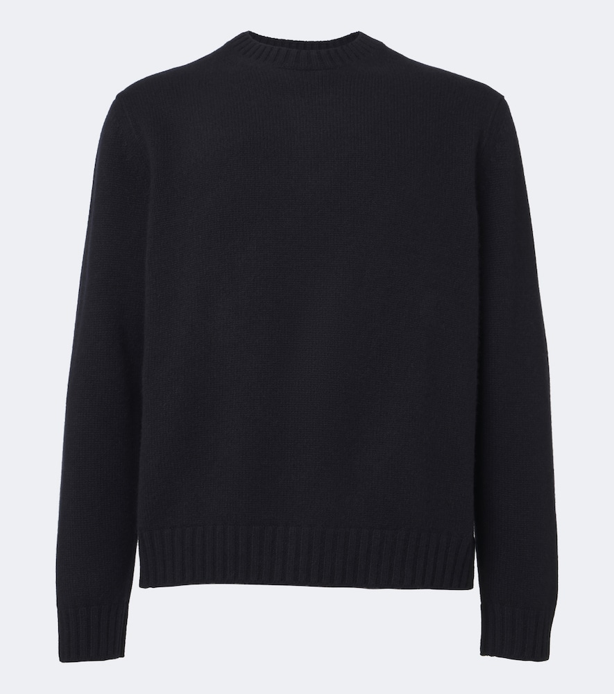 Saman Amel Elio Cashmere Sweater In Black