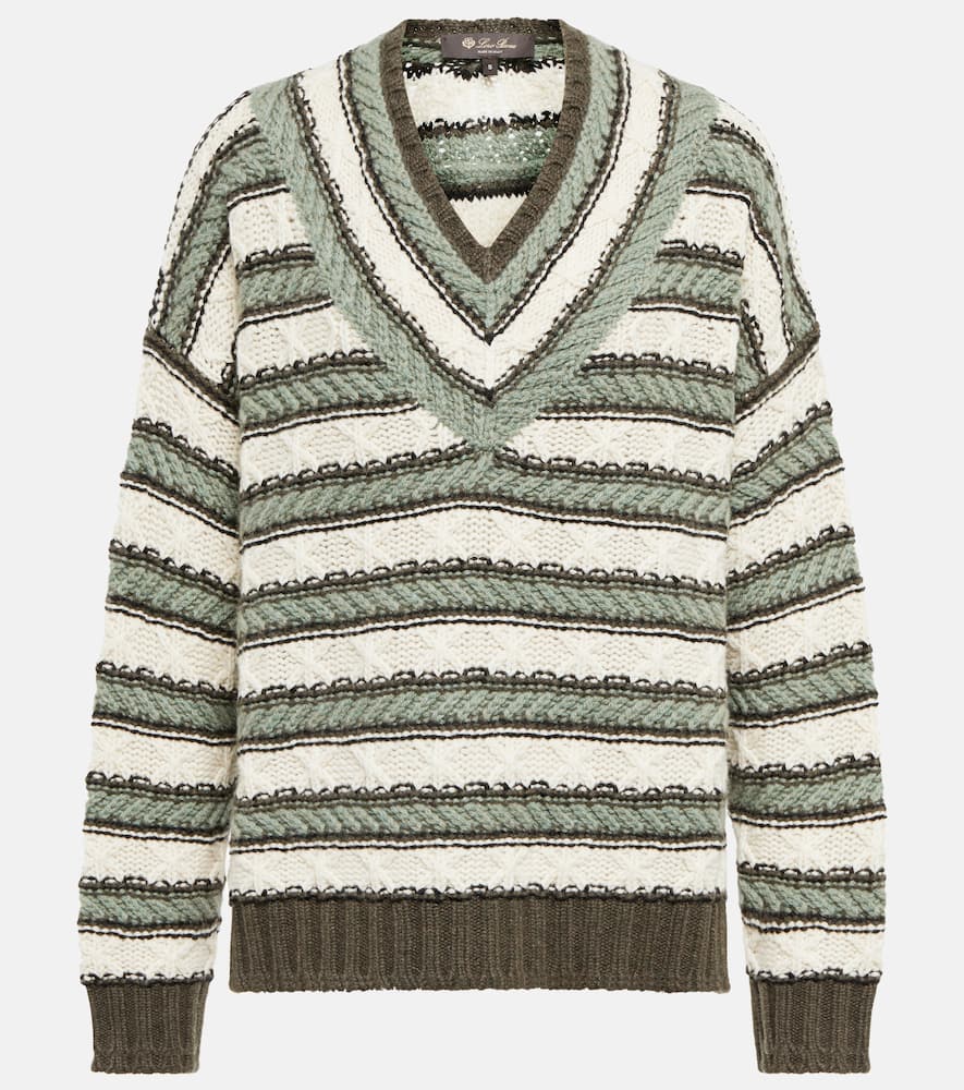 Striped cashmere sweater