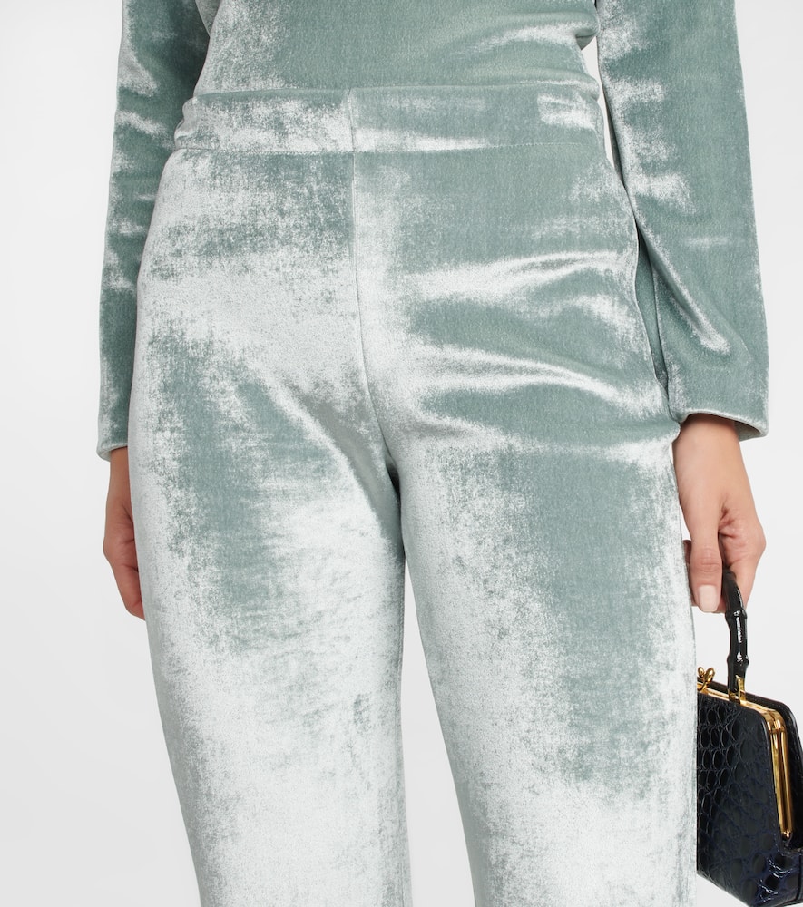Jil Sander Straight-leg Wool-blend Pants In Steel Blue