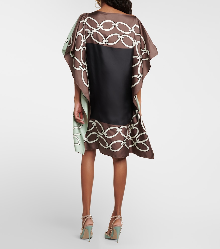  Valentino Valentino Bedrucktes Minikleid Aus Seide 