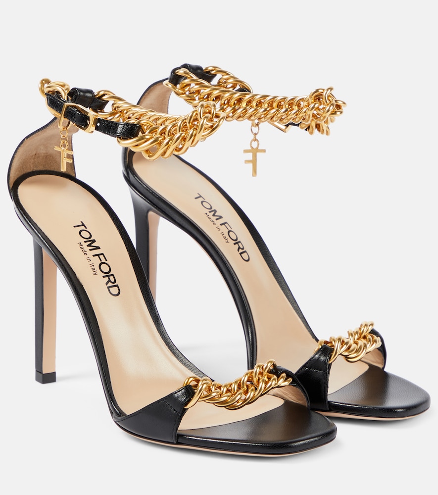 Tom Ford Sandales Zenith 105 en cuir dtail chane 774 €