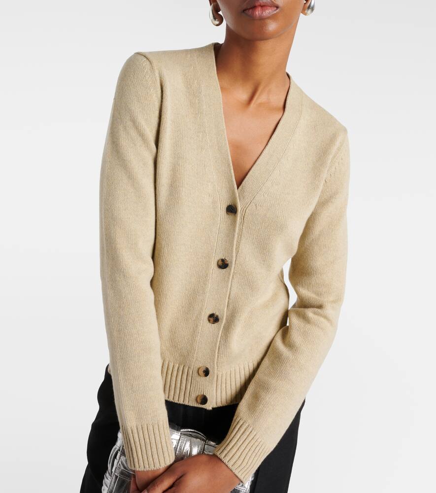 Shop Loro Piana Cashmere Cardigan In Beige