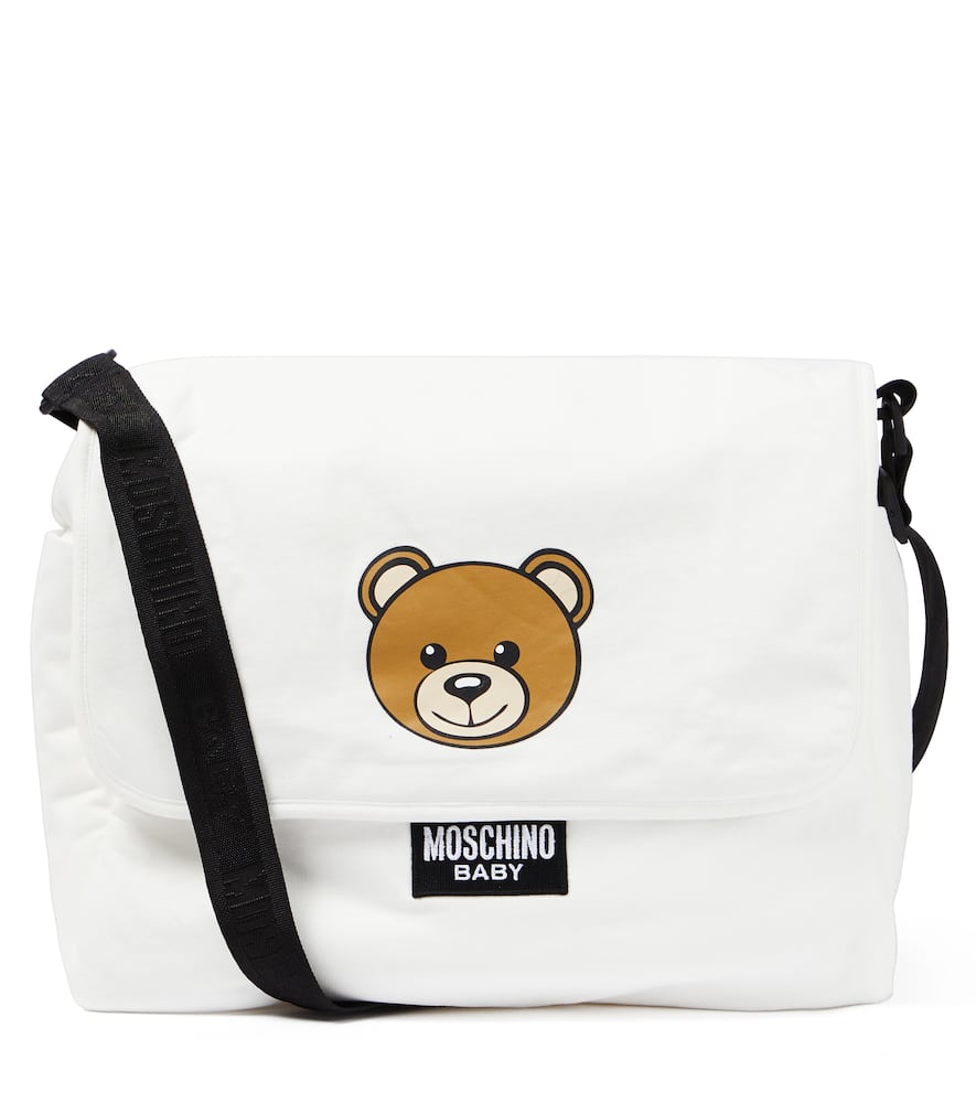 Moschino Kids Baby logo changing bag and pad set