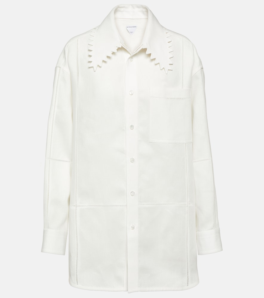 Bottega Veneta Oversized linen shirt