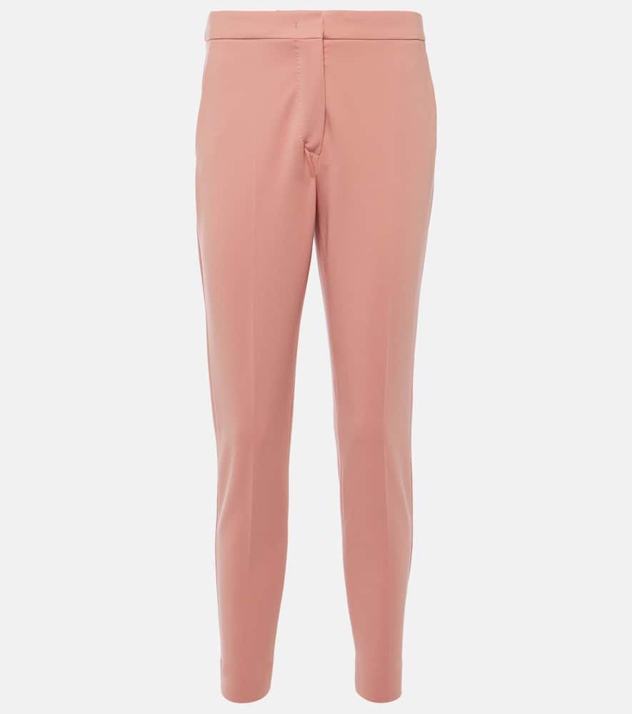 Max Mara Pegno cropped jersey slim pants