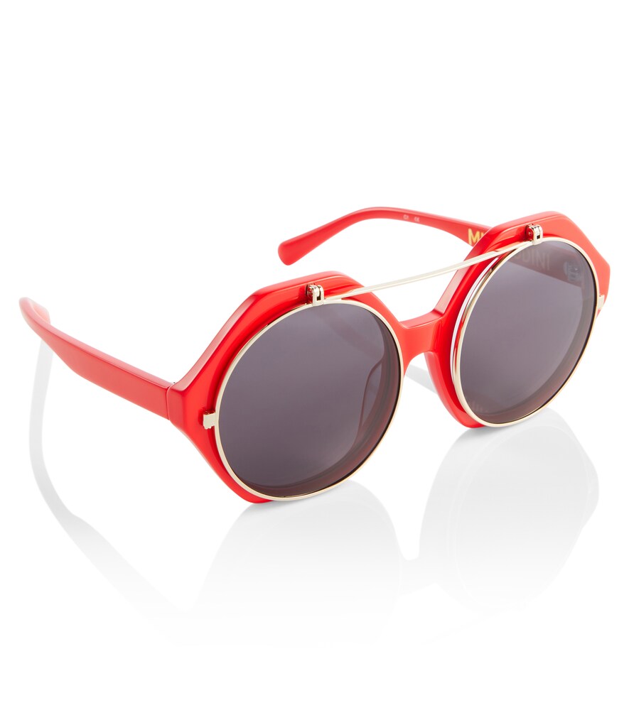  Mini Rodini Mini Rodini Runde Sonnenbrille Flip-up 