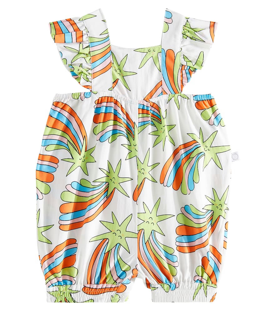 Stella Mccartney Baby Printed Playsuit In Multicoloured