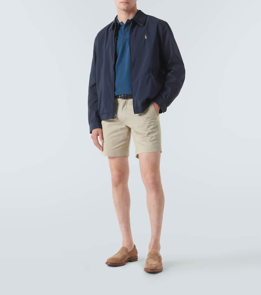 Shop Polo Ralph Lauren Cotton-blend Shorts In Beige