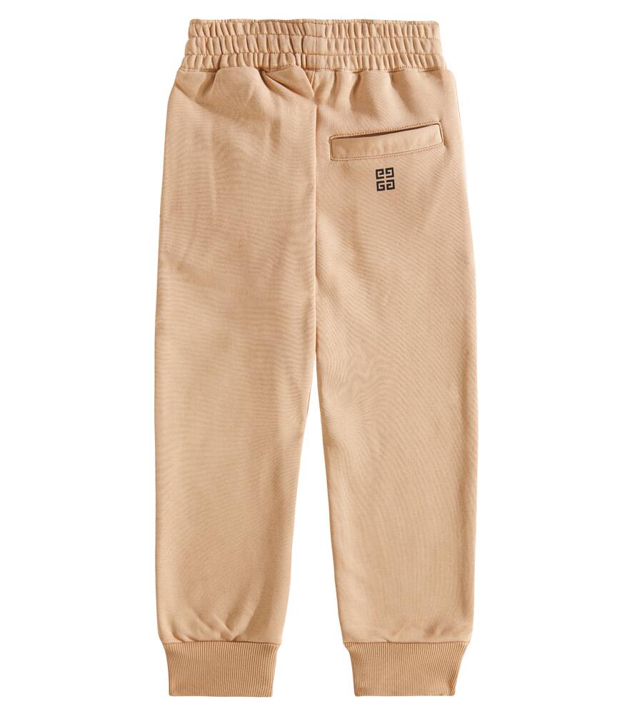 Givenchy Logo-print Fleece Track Pants In Brown