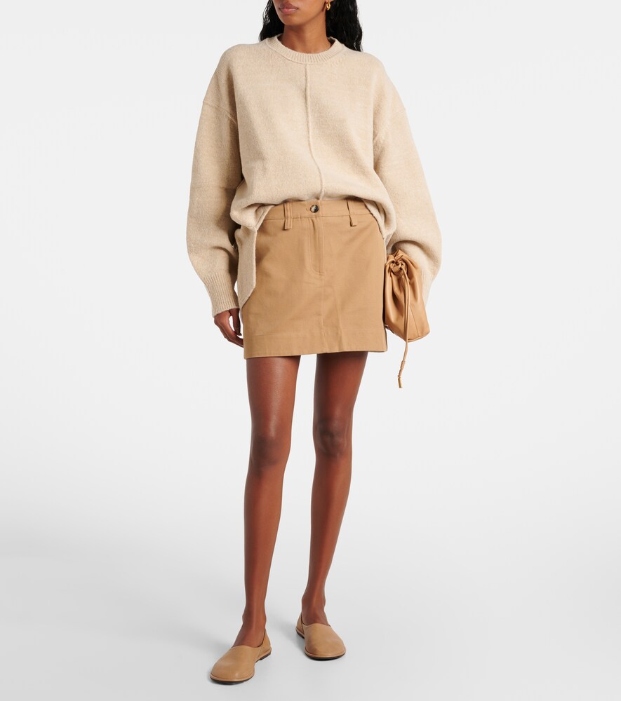  Proenza Schouler Proenza Schouler White Label Minirock Silas Aus Gabardine 