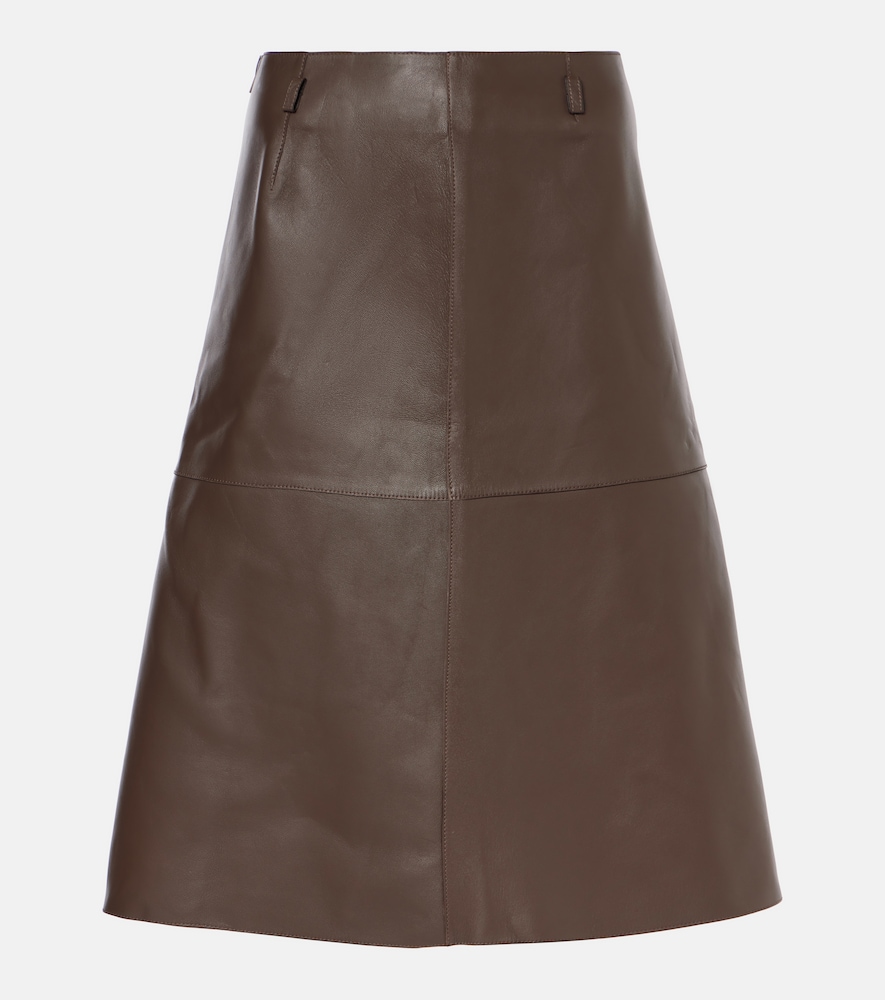 Toteme Toteme Leather midi skirt　トーテム レザー ミディスカート