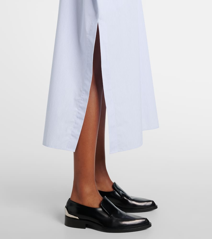 Cotton shirt dress