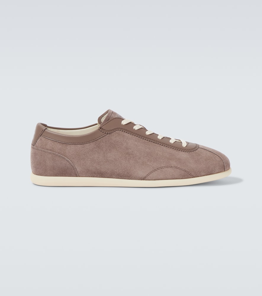 Suede sneakers