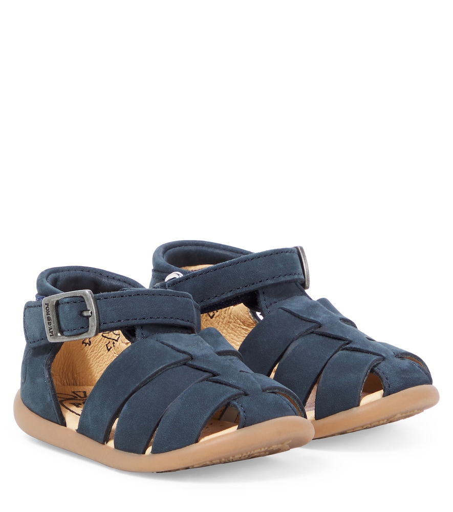 Pom d'Api Sandales Stand-Up Papy en cuir