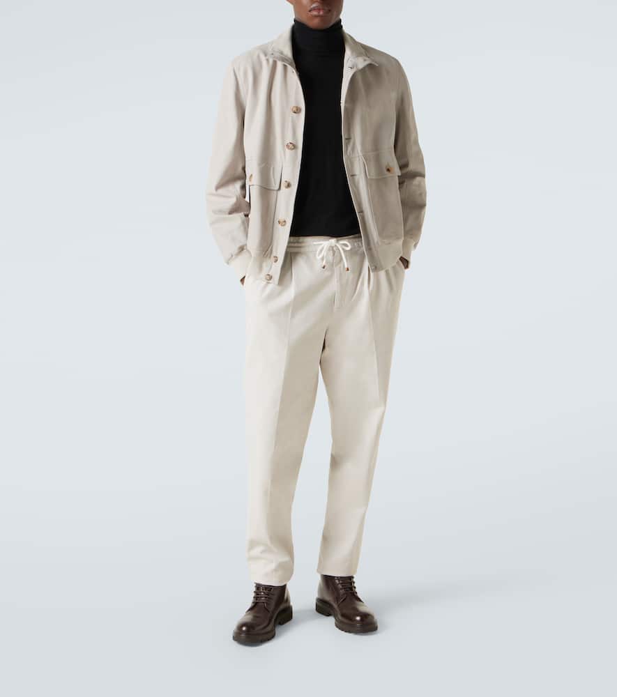 Brunello Cucinelli Wool And Cashmere Turtleneck Sweater In Black