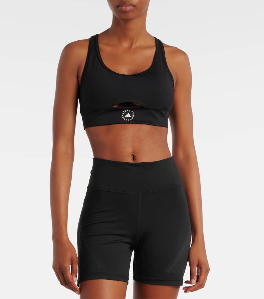 Adidas By Stella Mccartney Truepace Biker Shorts In Black
