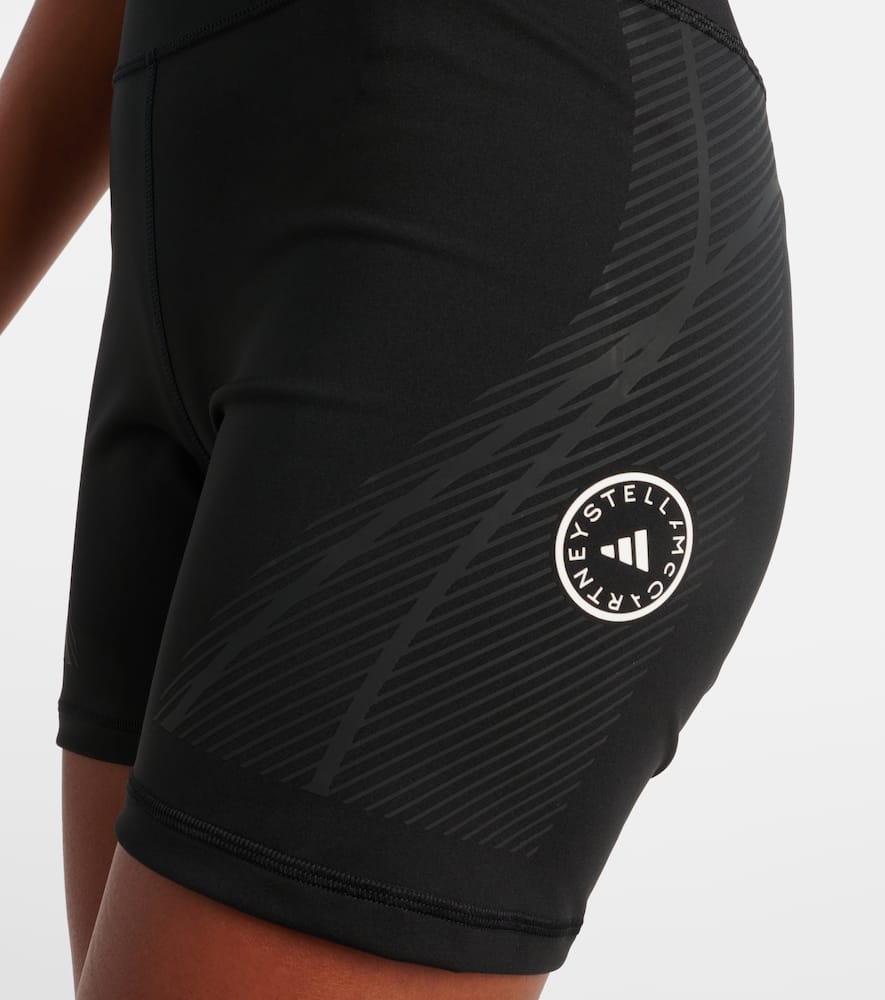 Adidas By Stella Mccartney Truepace Biker Shorts In Black