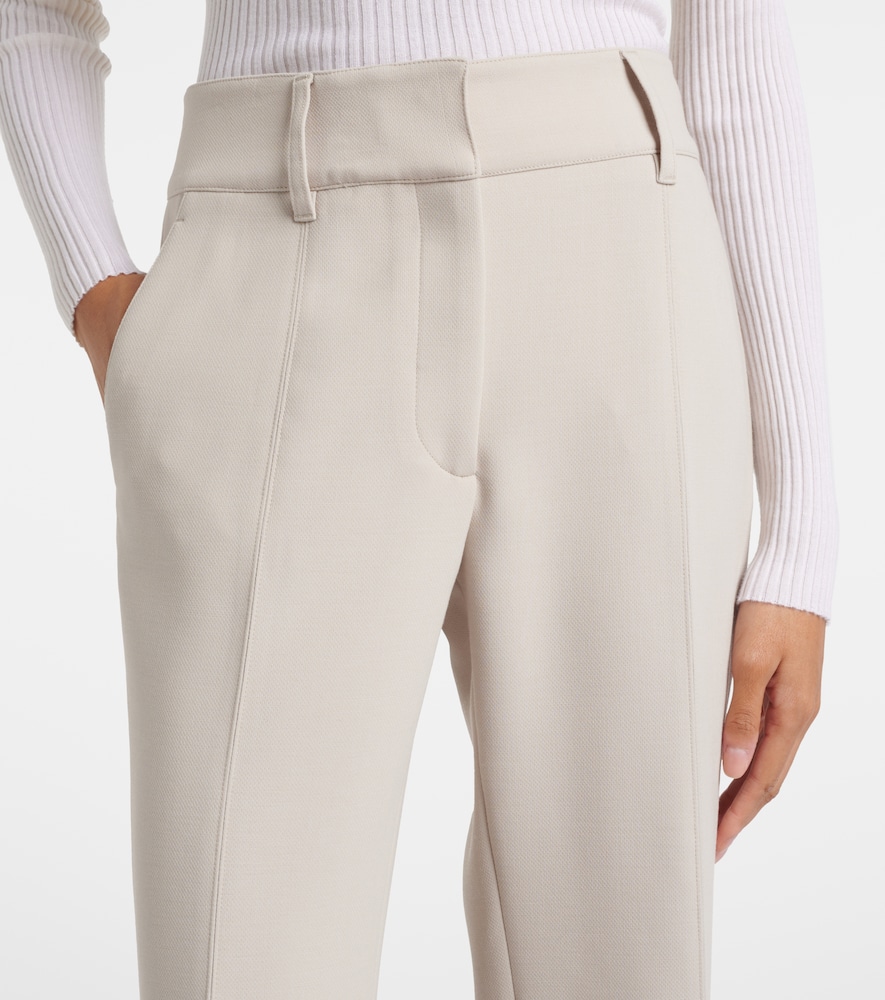  Gabriela Hearst Gabriela Hearst Weite High-rise-hose Rhein Aus Wolle 