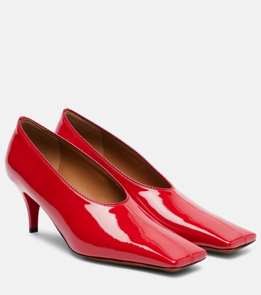 Stella Mccartney Patent Alter Mat Pumps 60mm Red In Red