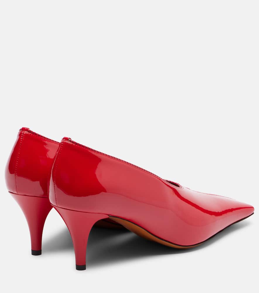 Stella Mccartney Patent Alter Mat Pumps 60mm Red In Red