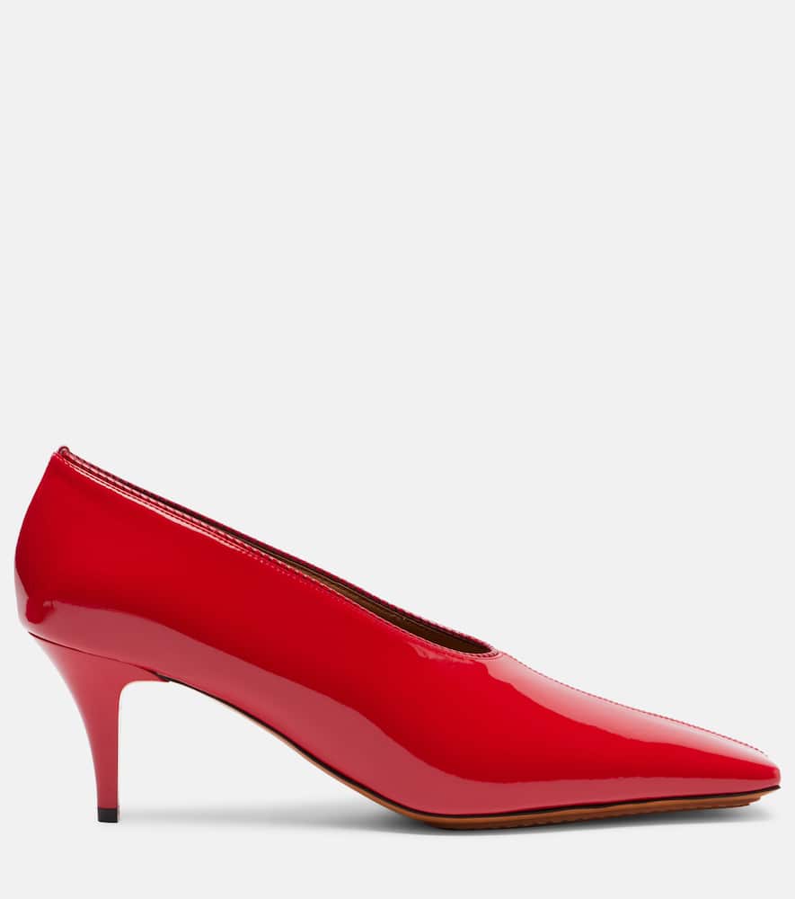 Stella Mccartney Patent Alter Mat Pumps 60mm Red In Red