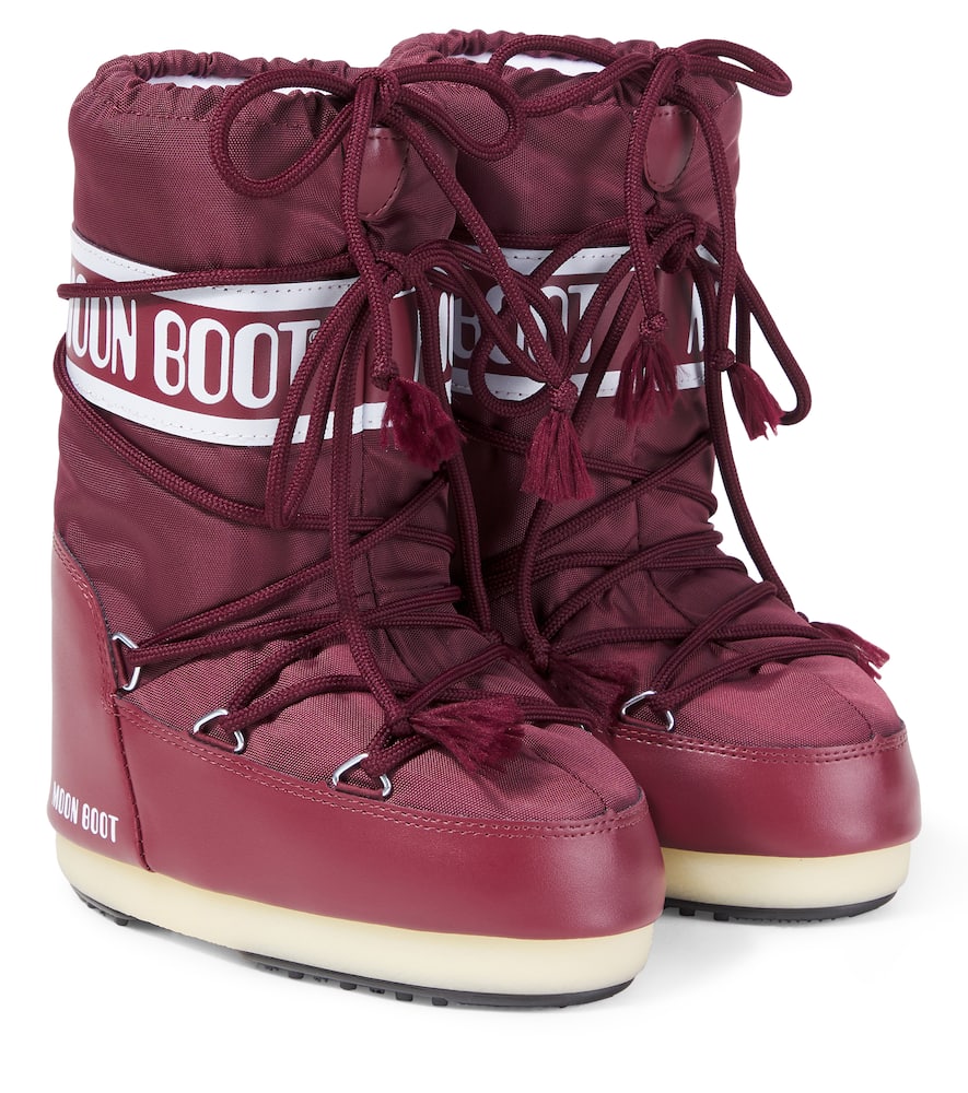 Moon Boot Icon Snow Boots In Burgundy