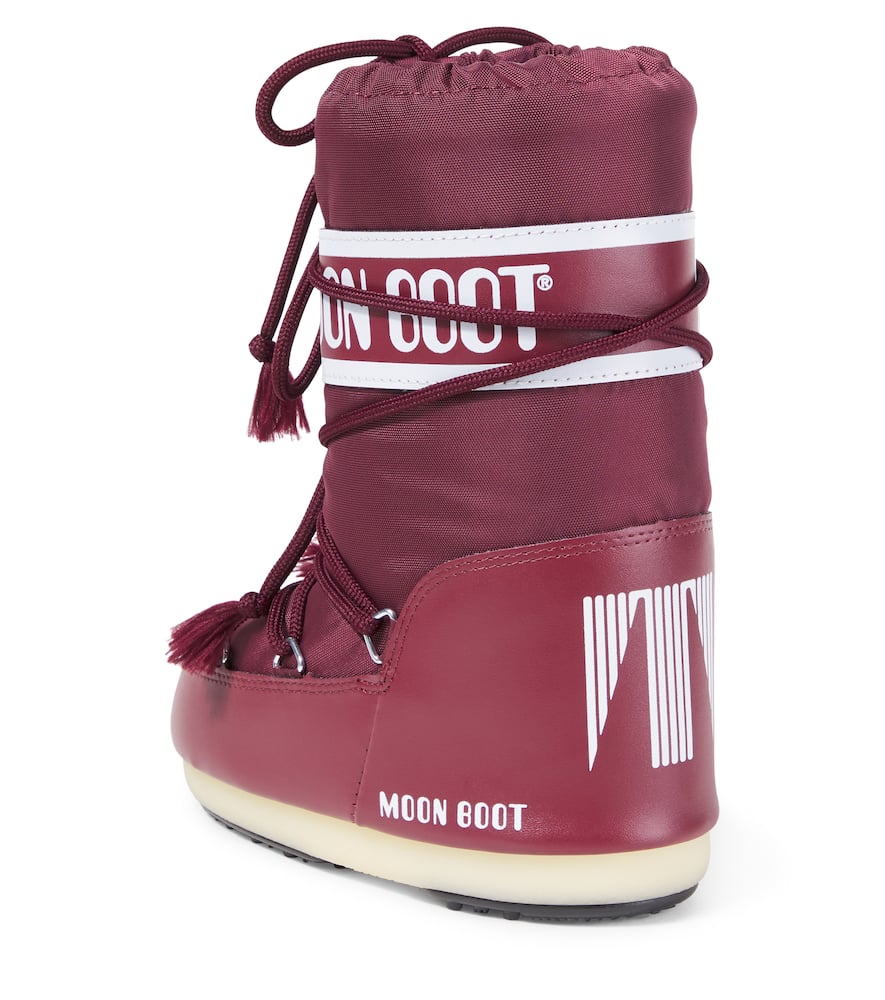 Moon Boot Icon Snow Boots In Burgundy