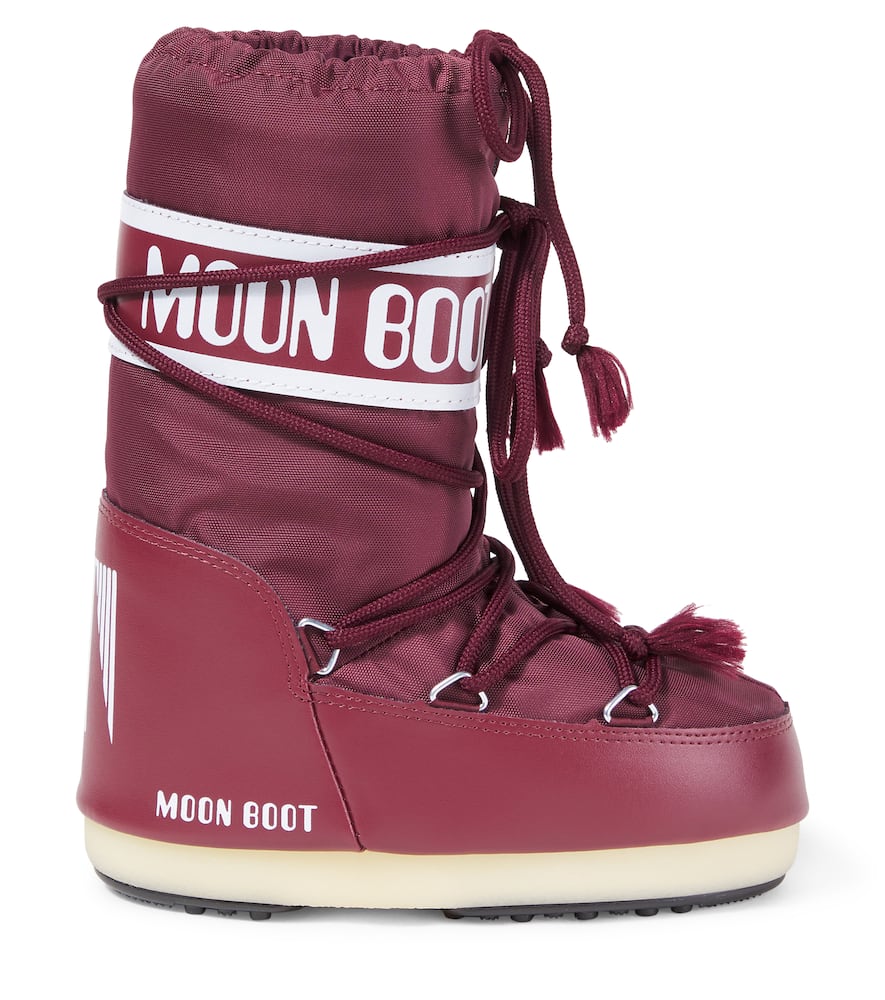 Moon Boot Icon Snow Boots In Burgundy