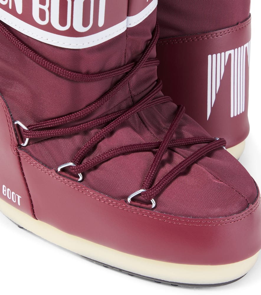 Moon Boot Icon Snow Boots In Burgundy