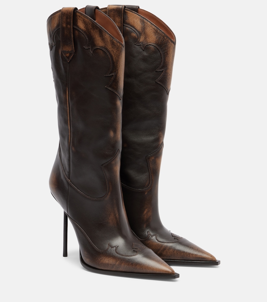 Lidia 105 Leather Mid-Calf Boots