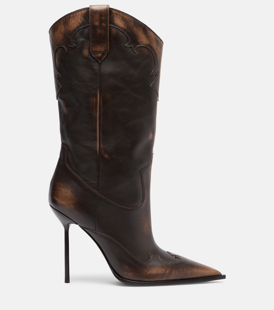 Lidia 105 Leather Mid-Calf Boots