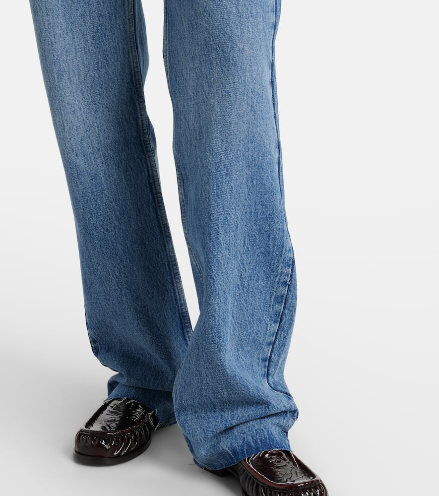 The Frankie Shop Dalston Flared Jeans Five Pockets In Blue