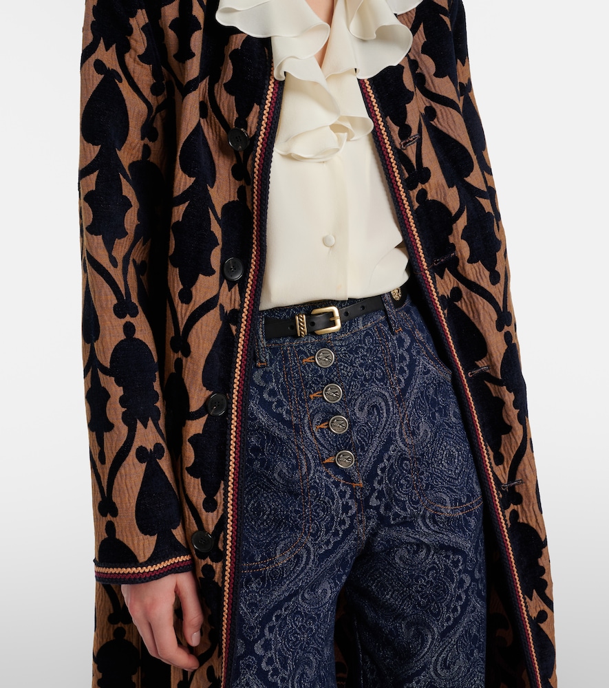 Etro Etro Embellished Leather Belt 