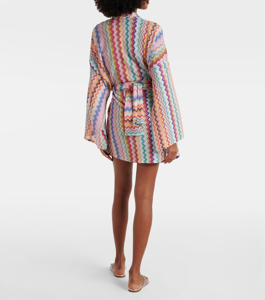  Missoni Missoni Wickel-cardigan Zigzag Aus Häkelstrick 