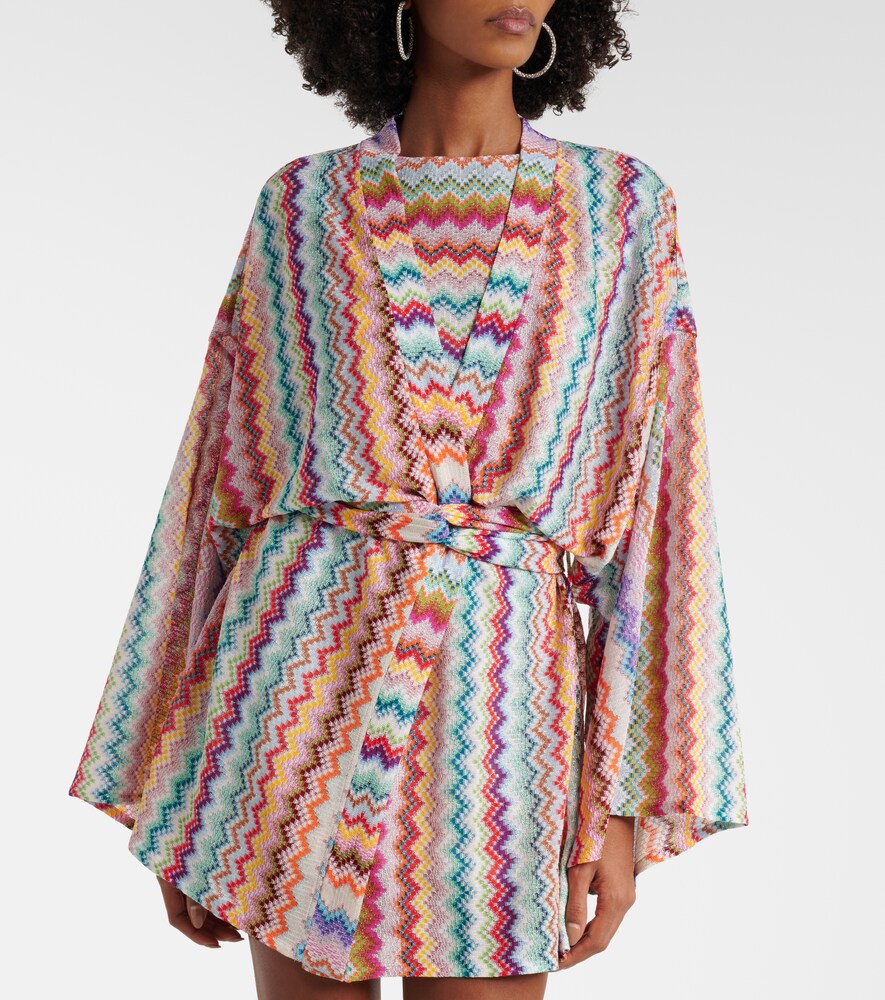  Missoni Missoni Wickel-cardigan Zigzag Aus Häkelstrick 