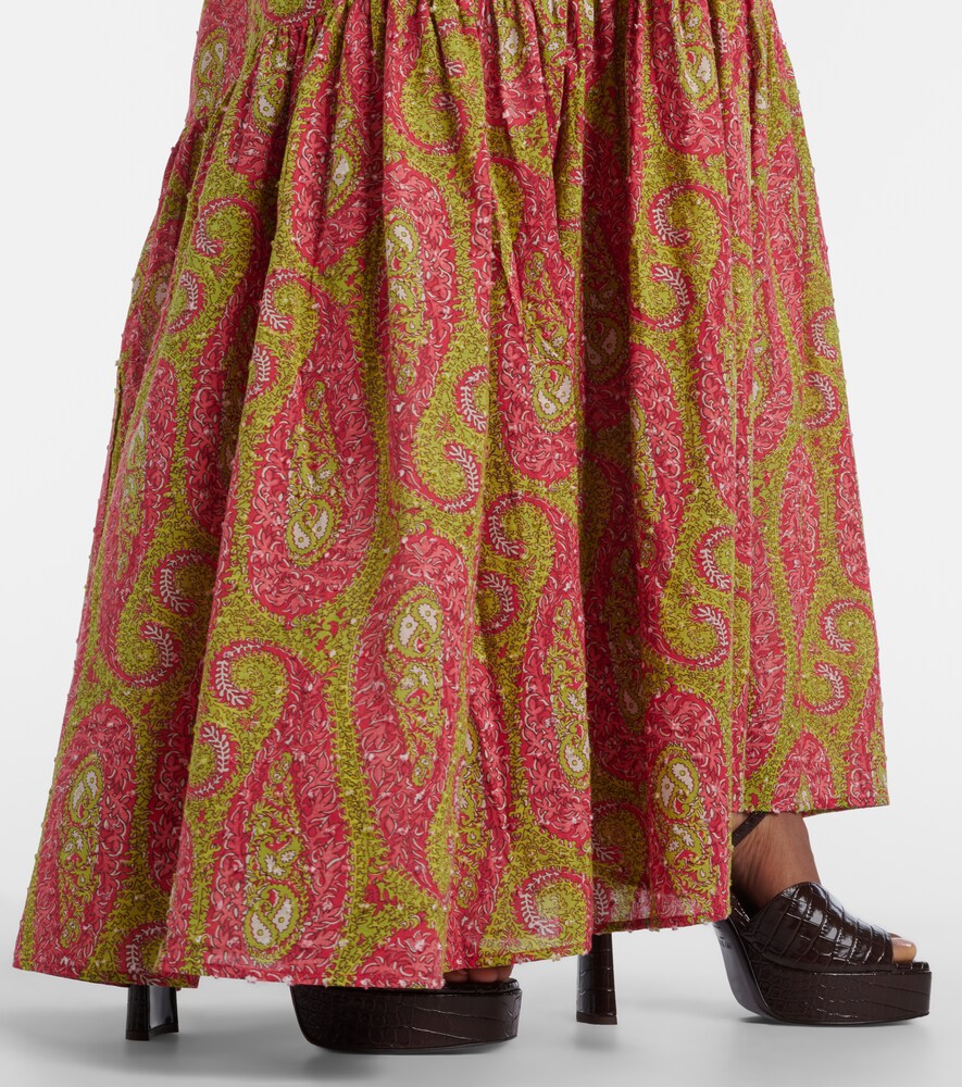  Etro Etro Bedrucktes Maxikleid Aus Baumwolle 