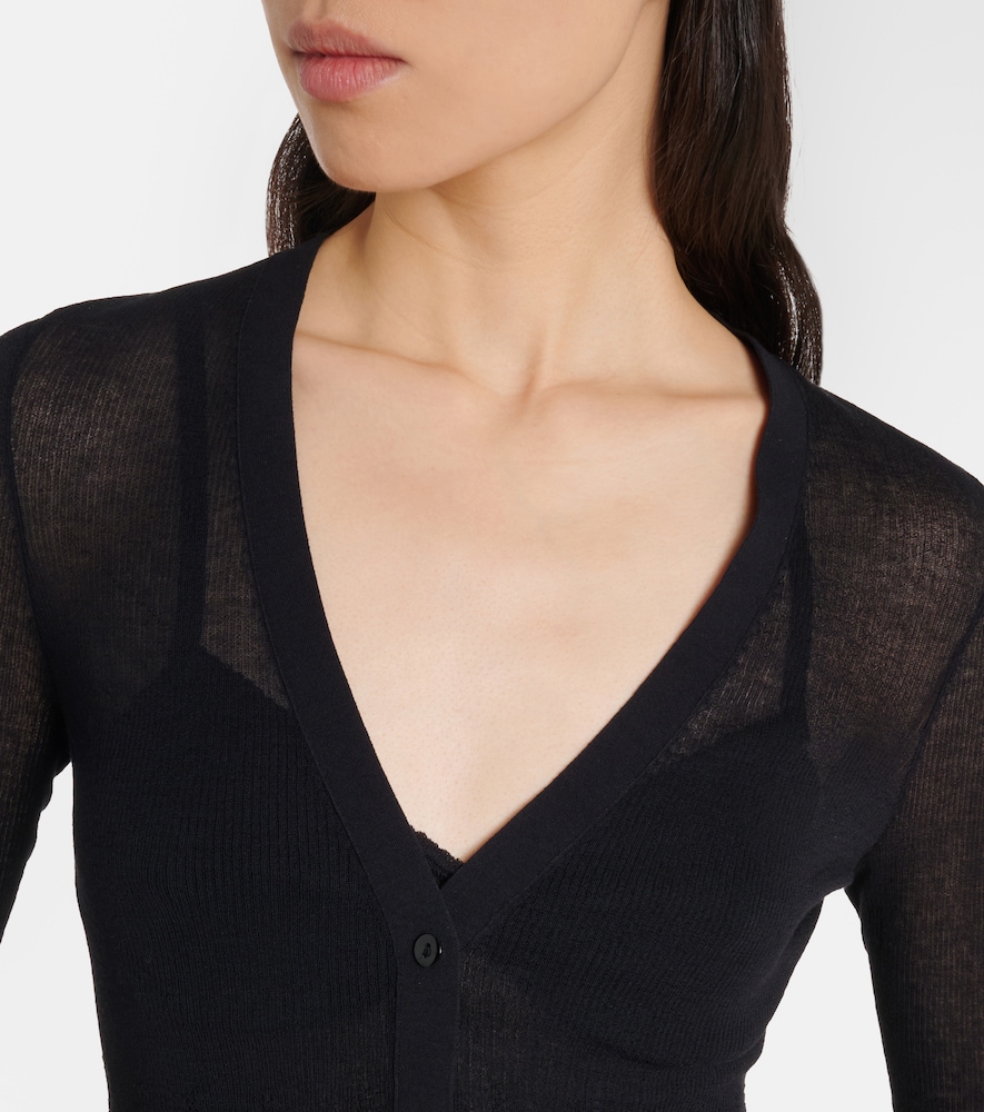  Victoria Beckham Victoria Beckham Cotton-blend Cardigan 