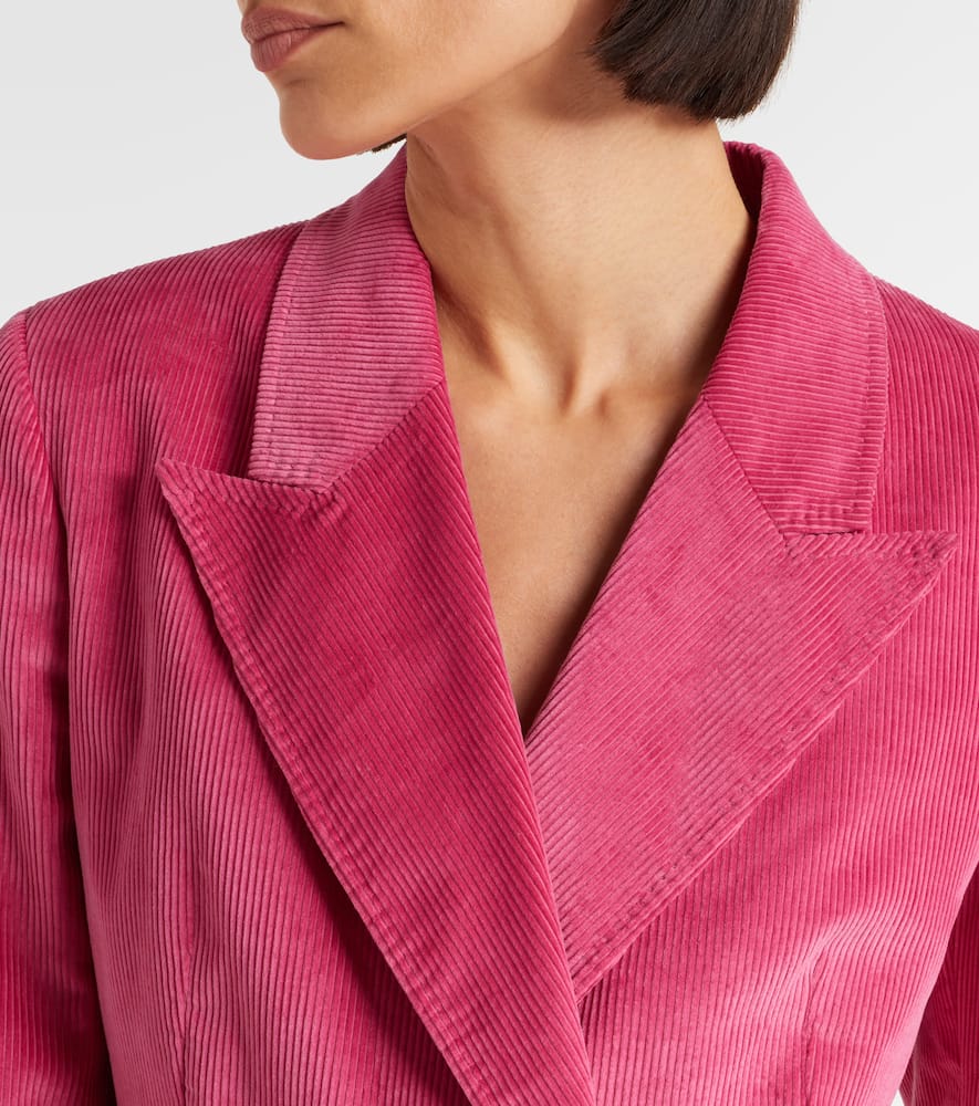 Gabriela Hearst Angela Cotton Corduroy Blazer In Pink