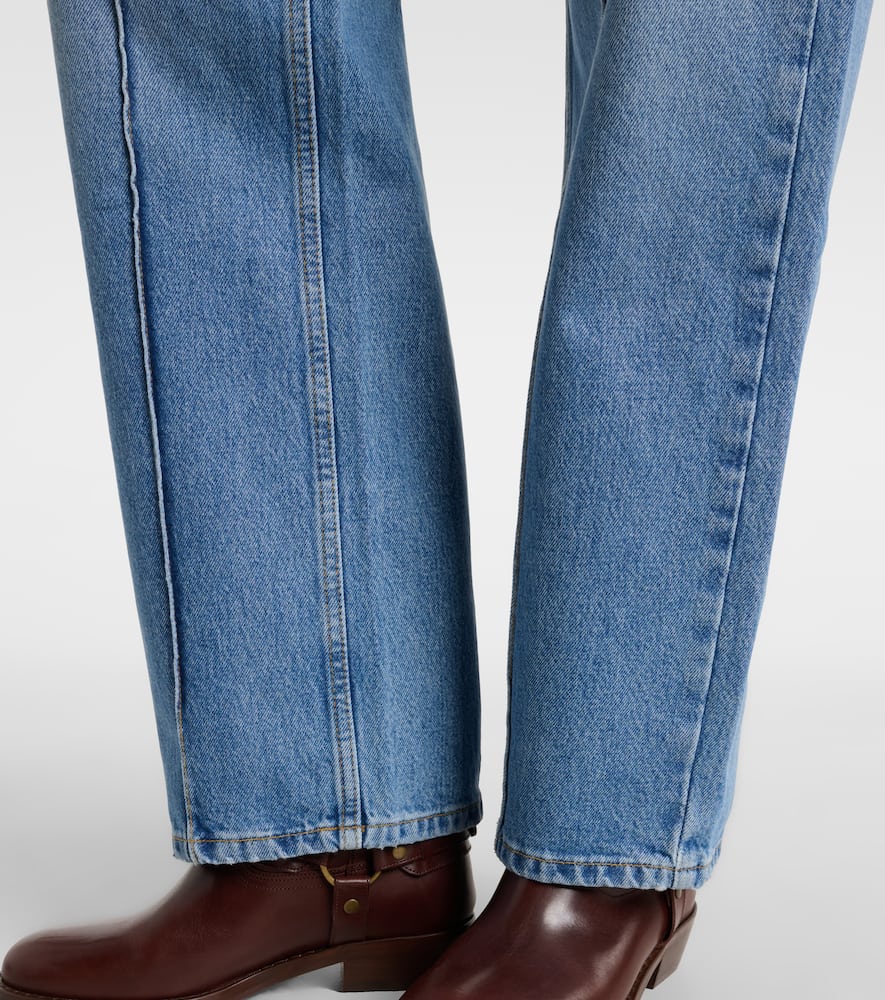 Isabel Marant Drolane High-rise Straight Jeans In Blue