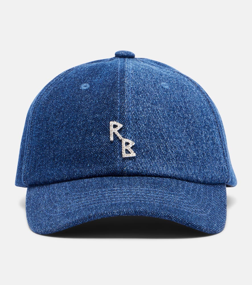 Cappello da baseball RB in denim